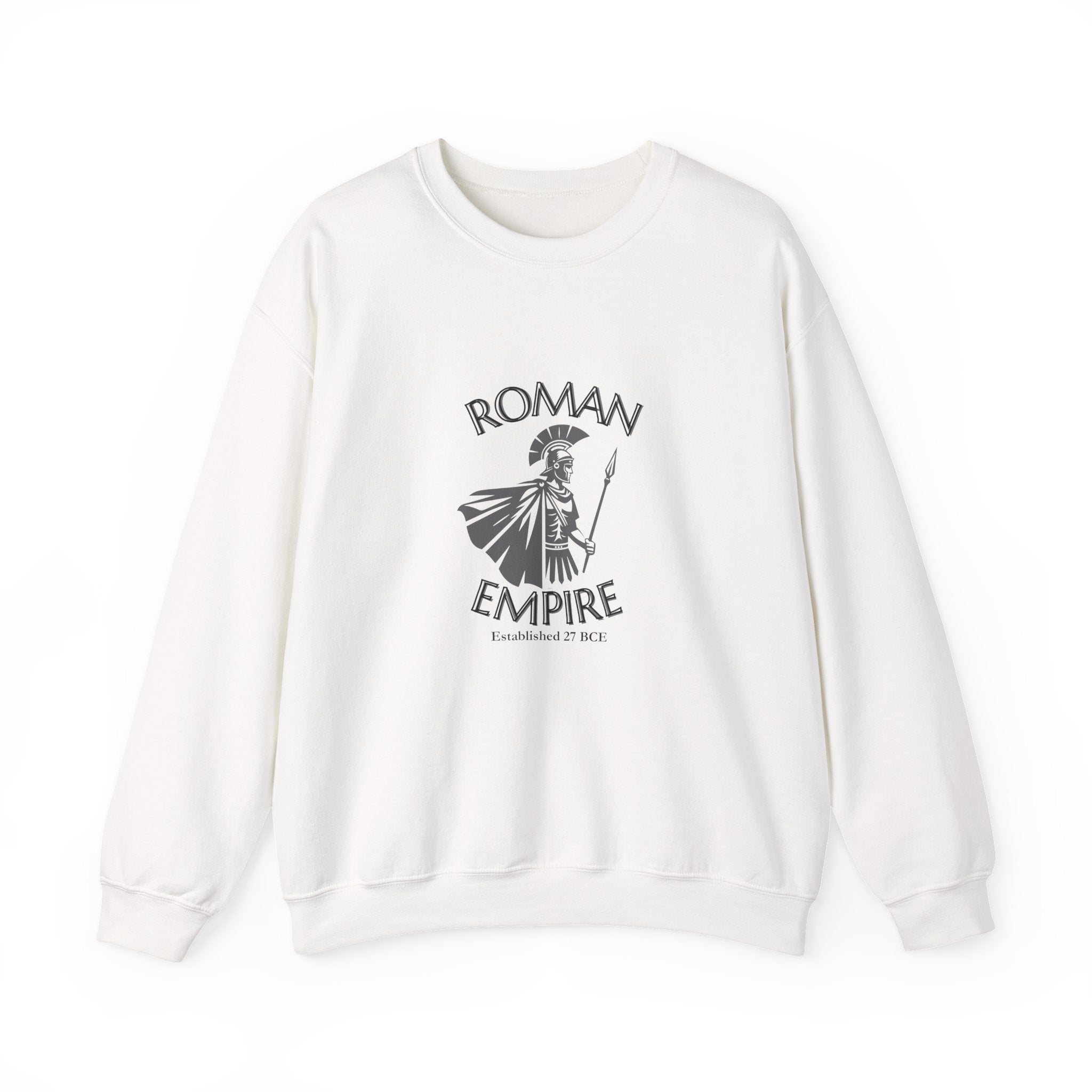 Roman Empire Graphic Sweatshirt — Vintage Gladiator Crewneck