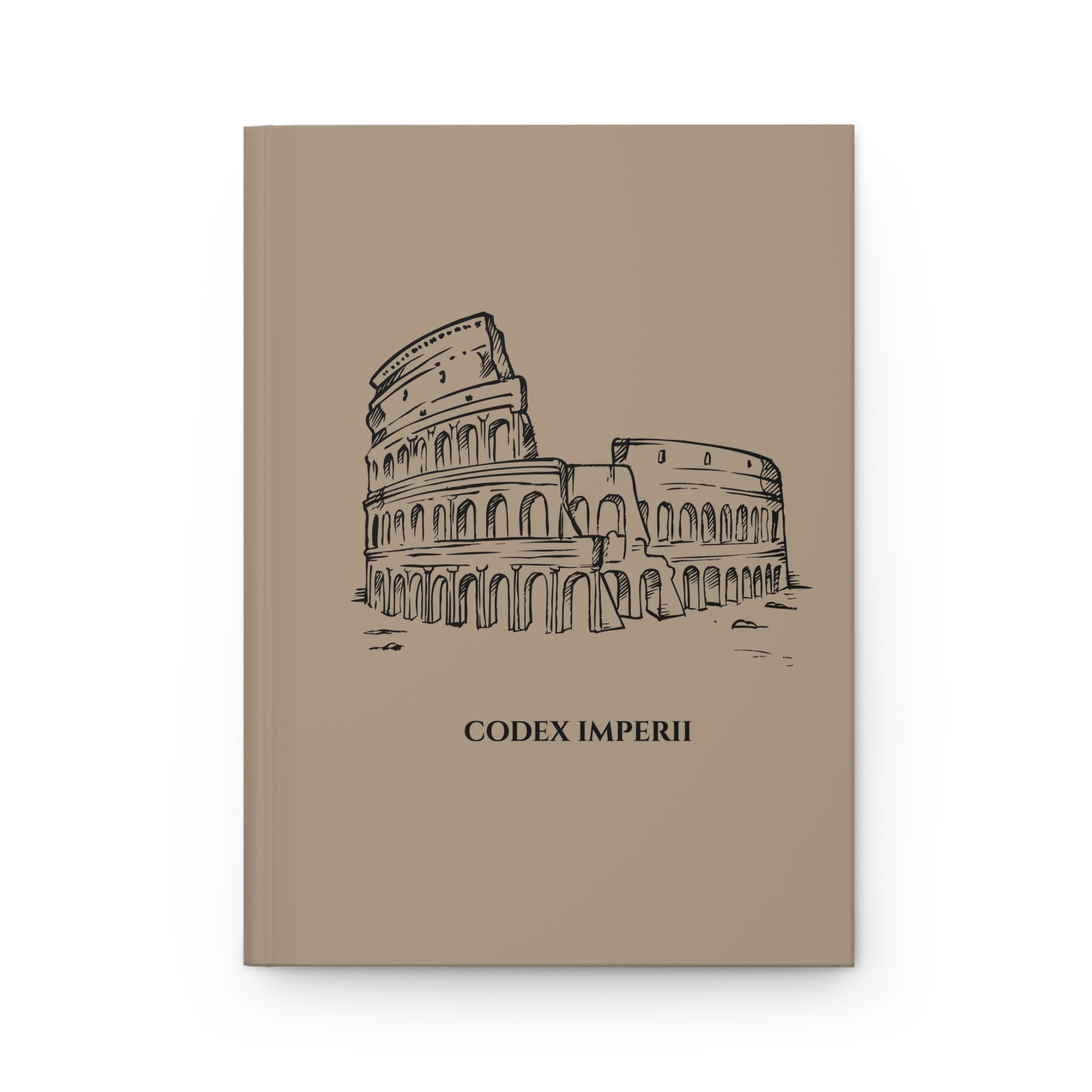 MMXXVI Colosseum Hardcover Journal — "Codex Imperii" Matte Notebook