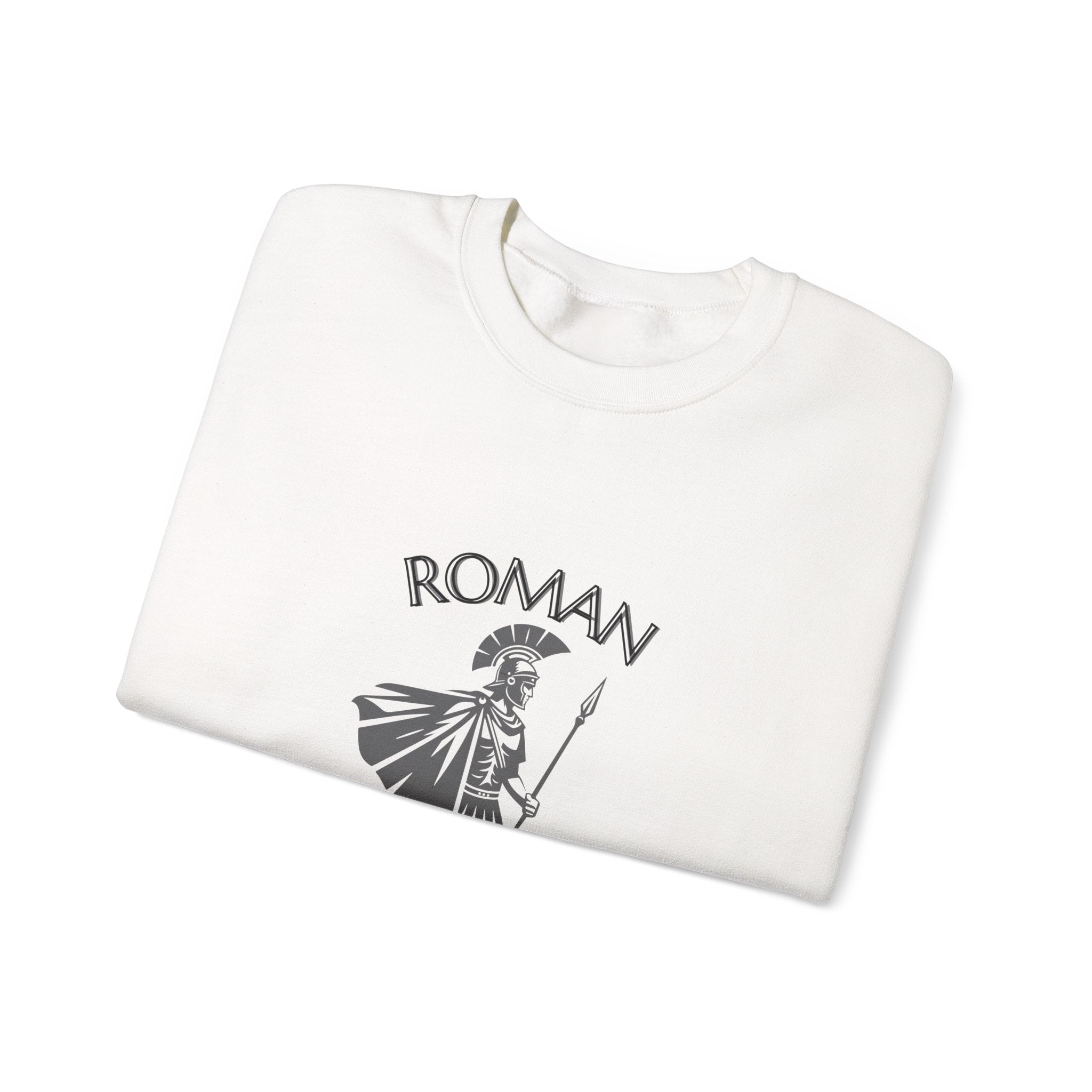 Roman Empire Graphic Sweatshirt — Vintage Gladiator Crewneck